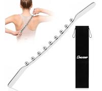 ONUEMP Stainless Steel Gua Sha Stick, Lymphatic Drainage Massager Cellulite Remover, Pressure Point Muscle Scraper Tool, Maderoterapia Kit for Body Sculpting, Fascia Masage, Myofascial Release