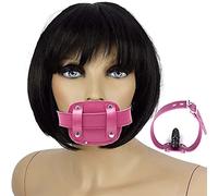 OnundOn Mordaza de cuero para la boca del consolador, fetish Fantasy Dildoplug, mordaza para el pene (S)