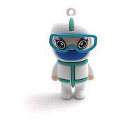 Onwomania Astronaut Space Spaceman Blanco Memoria USB Unidad Flash USB 64GB USB 2.0