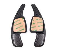 Onwomania Levas de cambio Shift Paddle Shifter Compatible con A5 S5 SQ5, RS6, A3, S4, A4, S4, Q7, S6, A4, S3, Q2, TT, TTS 2016-2018 Carbon Optik