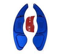 Onwomania Levas de cambio Shift Paddle Shifter compatible con Golf 7 GTI R GTD Polo GTI 20 compatible con Scirocco FL azul anodizado