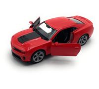 Onwomania Modelo de Coche Compatible con Camaro Muscle Car ZL1 1:34-39 Coche Rojo vehículo Miniatura