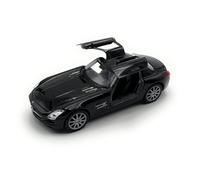 Onwomania Modelo de Coche Compatible con SLS Oldtimer 1:34-39 Coche Negro Vehículo en Miniatura