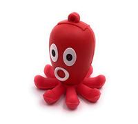 Onwomania Octopus Octopus Red Funny USB Stick 128 GB USB 3.0 Memory Stick Portador de Datos