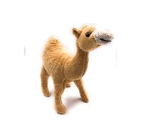 Onwomania Peluche Juguete de Peluche Animal dromedario Camello marrón 23 cm