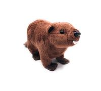 Onwomania Peluche Peluche Animal Castor roedor marrón 24 cm