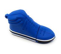 Onwomania Sneaker Sport Shoe Gym Shoe Blue Funny USB Stick 128 GB USB 3.0 Memory Stick Soporte de Datos