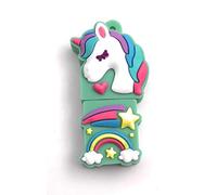 Onwomania Unicornio Criaturas míticas Monoceros Blanco USB Stick USB Flash Drive 8GB USB 2.0
