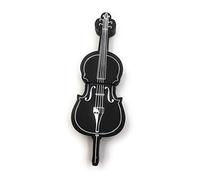 Onwomania Violín de Violonchelo bajo en Memoria USB Divertida Negra Soporte de Datos de Memoria USB 2.0 de 16 GB