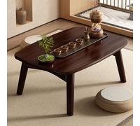Onxyrbyte Mesa de Tatami Plegable,Mesa de Centro Japonesa Plegable,Mesa de Centro de bambú para Sentarse en el Suelo,Rectangular Mesa de Altar,para Dormitorio,ventanal,salón de té