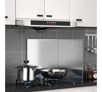 Onxyrbyte Salpicadero De Cocina De Acero Inoxidable,Lados De Grasa De Cocina Funda,Protector Antisalpicaduras Cocina,Ahorra Espacio,para Bloquear Salpicaduras De Aceite