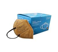 Onysafe Mascarillas de Fabricación Nacional FFP2 NR Homologadas CE2233. Bolsa individual. 30 unidades/caja (Beige)