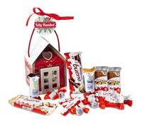 Onza Caja de chocolates originales para regalar Kinder Navidad. Pack Kinder Bueno con Chocolatinas mini individuales. Cesta kinder Chocolate, Schokobons, Kinder Card, Kinder Bueno Mini.