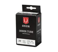 ONZA DULCE Y SALADO SWEET & SALTED Chambre À Air Onza 29x2.10-2.60 Sa3 | Made In Europe 0.9 Mm, Valve Fv47mm, 54|66-622, 220g Cámara de Aire, Unisex Adulto, Negro, 29x2,10-2,60