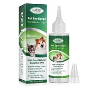 Onznoz Gotas Oculares para Mascotas 60Ml, Gotas Oculares para Perros Y Gatos, Alivia La Picazón Y La Irritación, para Mascotas con Ojos Pesados, Secos, Hinchados, Manchados De Lagrimas (1)