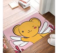 OOAHJEID Alfombrilla de baño con diseño de Kero Card Captor Sakura, Alfombra de Dibujos Animados de Sakura Card Captor para Sala de Estar, Alfombra para Puerta de Entrada, decoración del hogar