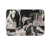 OOAHJEID España Pablo Picasso Guernica Felpudo de Entrada para Puerta de Entrada, Alfombra de baño para Cocina y Exterior