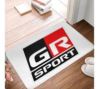 OOAHJEID Felpudo Alfombrilla Antideslizante con el Logotipo de GR Gazoo Racing GR Sport, Alfombra antidesgaste