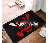 OOAHJEID Felpudo Antideslizante con Bandera de Buceo para Entrada, baño, Cocina, Dormitorio y buceador.