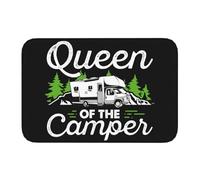OOAHJEID Felpudo Antideslizante para Puerta de Entrada de Autocaravana, diseño de Reina de Las autocaravanas, con Dibujos Animados para Interiores