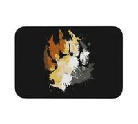 OOAHJEID Felpudo con diseño de Pata de Oso Gay con Orgullo, Antideslizante, para Entrada, Cocina, baño, Dormitorio, balcón