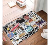 OOAHJEID Felpudo de Entrada para Puerta de Entrada, diseño de Collage de Friends, Divertido Programa de televisión, para baño, Cocina, Inodoro