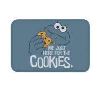 OOAHJEID Felpudo de Monstruo de Las Galletas, Antideslizante, para Cocina, baño, Bienvenida, Sala de Estar, Entrada, Alfombra, reposapiés