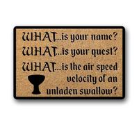 OOAHJEID Felpudo de Monty Python y el Santo Grial Felpudo de otoño Felpudo de Entrada Felpudo Antideslizante Felpudo Divertido Alfombra de Interior