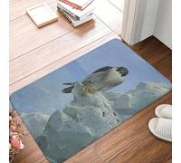 OOAXBEED 1896 un halcón peregrino en un acantilado de Tiza Retrato Desierto óleo Antideslizante Alfombra de Entrada hogar Dormitorio alfombras