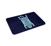 OOAXBEED Alfombra TIBETANA Tigre Azul 1 Felpudo Antideslizante, cojín para Cocina, Entrada, hogar, Dormitorio