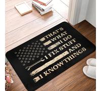 OOAXBEED Arreglo Cosas Puerta Suelo Cocina Baño Alfombras Antideslizantes Exterior Ingeniero Mecánico Regalo Felpudo Entrada de Baño Alfombra-24x36 Inch