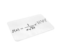 OOAXBEED Distribución Normal, probabilidad y estadística. Felpudo Antideslizante para Entrada de Cocina, baño, hogar.