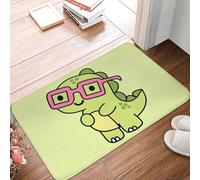 OOAXBEED Felpudo Antideslizante con diseño de Arte Kawaii, Resistente al Agua y al Aceite, para la Entrada de la Cocina, el hogar y el Dormitorio.