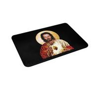 OOAXBEED Felpudo Antideslizante con diseño de Holy Keanu Gadgets y mascarillas para la Entrada de la Cocina, el Dormitorio y el hogar.