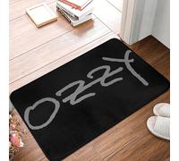 OOAXBEED Felpudo Antideslizante con diseño de OZZY Signe Manuscrit, Lavable, para Cocina, Entrada, hogar, Sala de Estar