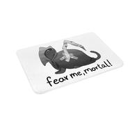 OOAXBEED Felpudo Antideslizante con diseño de Teme a mí, Mortal, Absorbente, para la Entrada de la Cocina, el hogar y el Dormitorio.