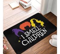 OOAXBEED Felpudo Antideslizante con el Texto I Smell Children Hocus Pocus de Sanderson Sisters para la Entrada de la Cocina y el baño.