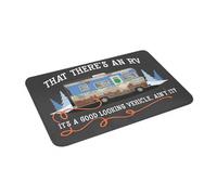 OOAXBEED Felpudo Antideslizante para Caravana de Eddie, para Vacaciones de Navidad, para Cocina, Entrada, hogar, Sala de Estar