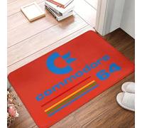 OOAXBEED Felpudo Antideslizante para la Entrada de la Sala de Estar, Estilo Retro de 8 bits, para el Commodore 64 C64 SID Amiga.