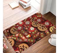 OOAXBEED Felpudo de Entrada con diseño de muñeca Rusa Matryoshka para Exteriores, Felpudo para baño, Cocina, balcón-16x24 Inch