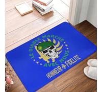 OOAXBEED Felpudo de la Legión Extranjera, Antideslizante, Impermeable, Estilo Militar francés, para Cocina, balcón y Entrada.