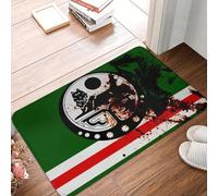 OOAXBEED Felpudo Personalizado con la Bandera de Chechenia, Alfombra Antideslizante para Cocina, baño y Garaje.