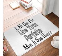 OOAXBEED No Soy una tía, única. Felpudo Antideslizante, Alfombra para la Entrada de la Cocina, el balcón del hogar.