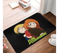 OOAXBEED Póster de Anime de My Hero Kim Possible, Felpudo Antideslizante, Alfombra para Cocina, Entrada, baño, Sala de Estar