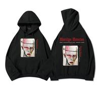 OOAXBEED Sudadera con Capucha de Marilyn Manson con Estampado gráfico de One Assassination Under God Charter 1, Ropa de Hombre, Forro Polar con Capucha, Ideal para el Invierno.