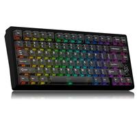 OOCTPK Chilkey Slice75 HE - Teclado mecánico para juegos con cable, 75% efecto Hall, teclado magnético de aluminio con interruptor WS Flux HE Clacky, disparador rápido, sondeo 8K, RGB personalizado