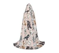 Oodles Of Poodles - Capa con capucha para Halloween, carnaval, capa con capucha, disfraces de Halloween, Navidad, cosplay