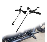 OOELAZ Kit Completo De Controles Delanteros para Motocicleta, Estribos, Palancas Y Varillajes Cromados para H&Arley Sportster XL 883 Iron 1200 48 2004-2022