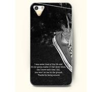 OOFIT - Carcasa rígida para iPhone 5 y 5S, diseño "I Was Never Tired Of This Life And It'S Not Gonna Matter If I Fall Down Twice,Coz I Know Each Time I Fall,You Won'T Let Me Hit The