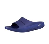OOFOS OOahh Unisex - Sandalias de recuperación deportiva activa para después del ejercicio - Azul Marino - EU40